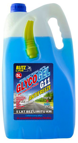 Антифриз Blitz Line Glycogel G11 ready-mix -37°C синий 5л BLITZ LINE 26157
